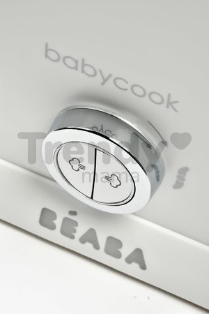 Aparat de gătit pe aburi şi mixer Beaba Babycook® Duo Plus White Silver dublu de la 0 luni