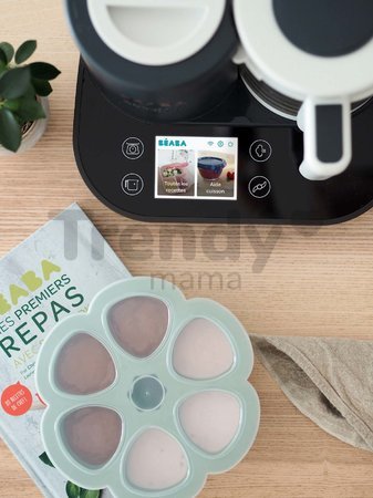 Parný varič a mixér Beaba Babycook Smart® Charcoal Grey čierno-biely