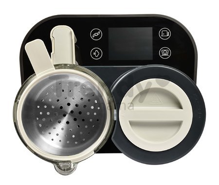 Parný varič a mixér Beaba Babycook Smart® Charcoal Grey čierno-biely