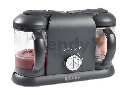 Parný varič a mixér Beaba Babycook® Duo Plus Dark Grey dvojitý