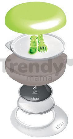 Sada tanierov Beaba Ellipse Bento Box neón od 4 mesiacov
