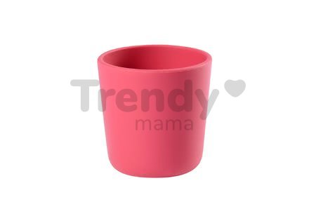 Pohár pre bábätká Silicone Cup Beaba zo silikónu ružový od 0 mesiacov