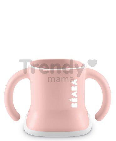 Hrnček Old Pink Beaba 3v1 Evolutive s cumlíkom ružový od 4 mes