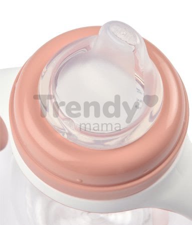 Fľaša Bidon na učenie pitia Beaba Learning Cup 2in1 Pink 210 ml so slamkou ružová od 4 mes