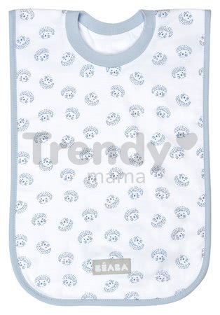 Podbradník pre deti Evolutive cotton Beaba Ježko z bavlny s elastickým golierom šedý od 0 mes