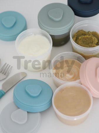 Set 6 dóz na jedlo Beaba 1st Age Starter Food Storage 6 clip 2x90ml + 4x150 ml