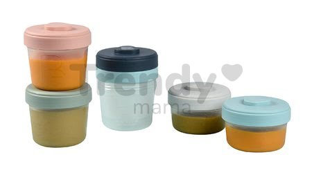 Set 6 dóz na jedlo Beaba 1st Age Starter Food Storage 6 clip 2x90ml + 4x150 ml