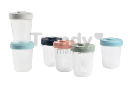 Set 6 dóz na jedlo Beaba Toddler Food Storage 6 clip 6x250 ml