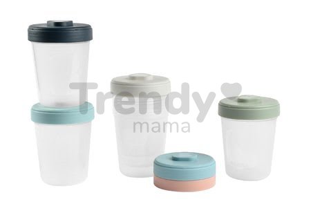 Set 6 dóz na jedlo Beaba Toddler Food Storage 6 clip 6x250 ml