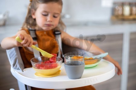 Jedálenská súprava zo skla Duralex Yellow Glass Meal Beaba z vysokokvalitného temperovaného materiálu od 36 mes