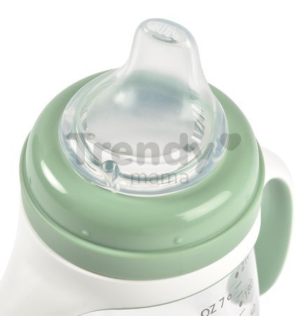 Fľaša Bidon na učenie pitia 2in1 Training Bottle Beaba Sage Green 210 ml zelená od 4 mes