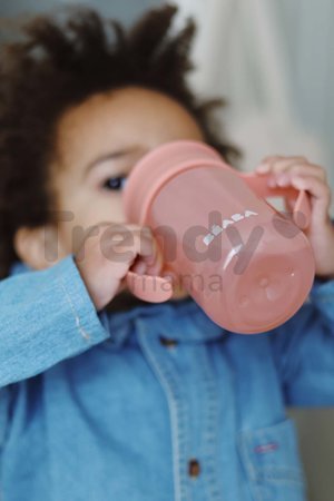 Hrnček pre bábätká 360° Learning Cup Beaba Pink na učenie sa piť ružový od 12 mes