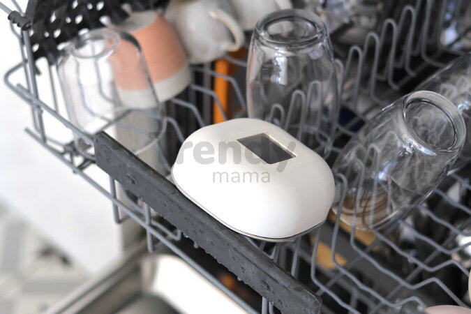 Jedálenská súprava Stainless Steel Meal Set Terracotta Beaba z nehrdzavejúcej ocele 3 dielna oranžová od 4 mes