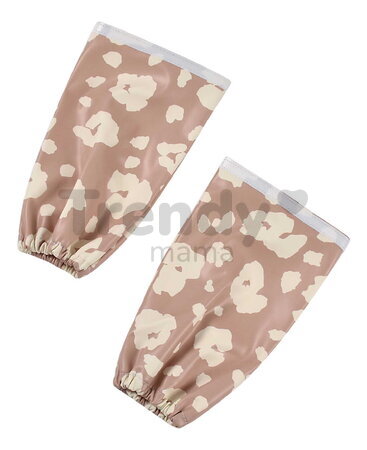 Podbradník 2v1 Bib with Removable Sleeves Savannah Bloom Beaba s odnímateľnými rukávmi vodeodolný hnedý od 4 mes BE913597