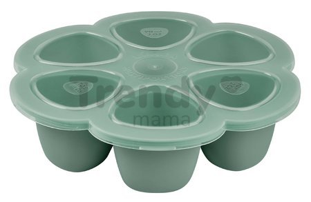 Multidávkovač na jedlo Silicone Multiportions Beaba Sage Green silikónový 6x90 ml zelený od 4 mes