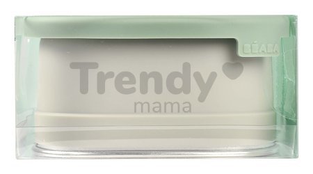 Box na desiatu Stainless Steel Lunch Box Beaba Velvet Grey/Sage Green 760 ml z nehrdzavejúcej ocele sivo-zelený