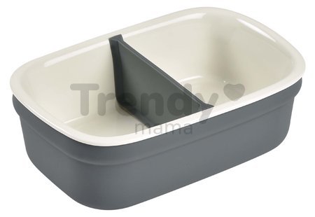 Box na desiatu Ceramic Lunch Box Beaba Mineral Sage keramický sivo-zelený