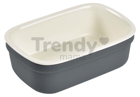 Box na desiatu Ceramic Lunch Box Beaba Mineral Sage keramický sivo-zelený