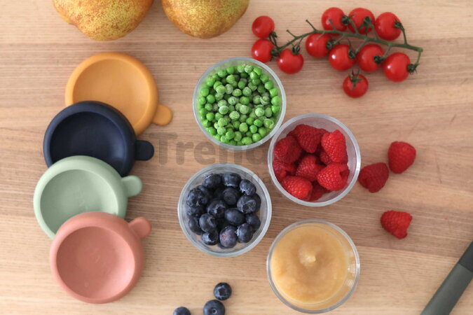 Sada dóz na jedlo Sunrise Color Mix Beaba 250 ml 4 kusy z kvalitného skla