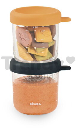 Sada dóz na jedlo Night Blue Honey Beaba 250 ml 2 kusy z kvalitného skla