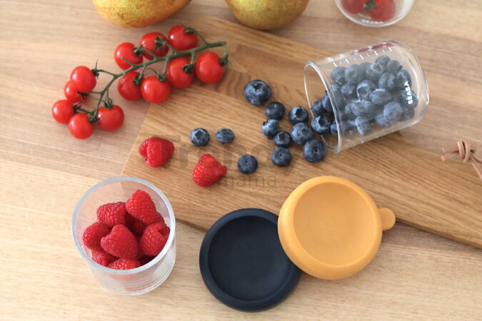 Sada dóz na jedlo Night Blue Honey Beaba 250 ml 2 kusy z kvalitného skla