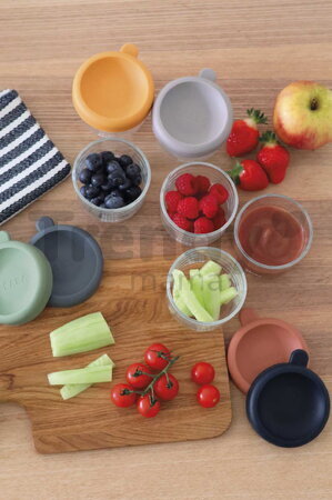 Sada dóz na jedlo Sunrise Color Mix Beaba 150 ml 6 kusov z kvalitného skla