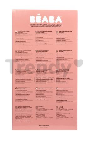 Ležadlo ku všetkým polohovateľným lehátkam Beaba Up & Down Bouncer Seat Cushion Palm Tree s opierkou hlavičky od 0 mes