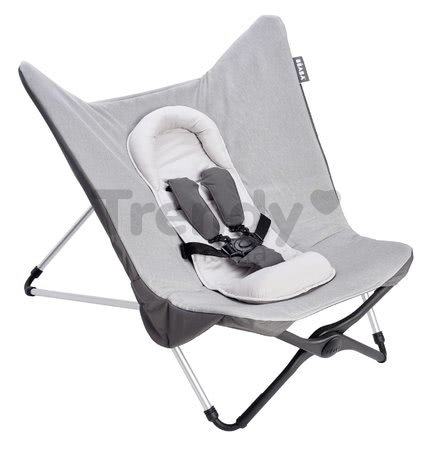 Dojčenské lehátko Evolutive Compact Baby Seat II Beaba Heather Grey šedé skladacie od 0 mes