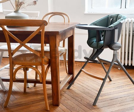 Textilná vložka Beaba Up & Down Laurier k drevenej jedálenskej stoličke zelená od 6 mes