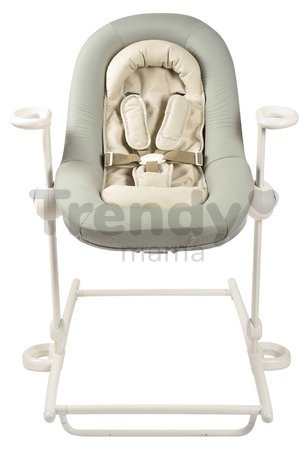 Detské polohovateľné lehátko Up & Down Bouncer IV Beaba Seagrass 4 výšky a 3 pozície sivé od 0 mes