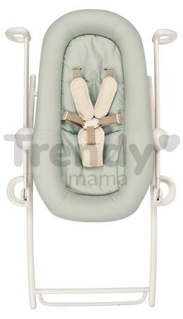 Detské polohovateľné lehátko Up & Down Bouncer IV Beaba Seagrass 4 výšky a 3 pozície sivé od 0 mes