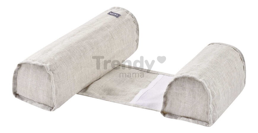 Hniezdo na spanie pre bábätká Bébécal™ Linen Natural Beaba do postele ľanové od 0 mes