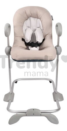 Detské polohovateľné lehátko Up & Down Bouncer IV Clay Beaba 4 výšky a 3 pozície béžové od 0 mes