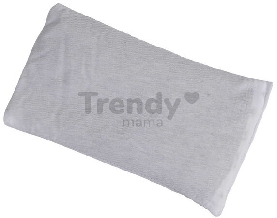 Hrejivý vankúš Little Warmy Jersey Heather Clay Beaba s ľanovými semienkami na nahrievanie a chladenie béžový