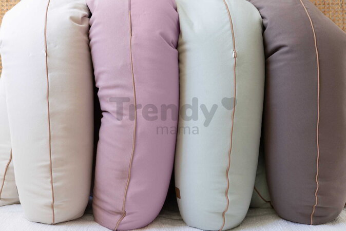 Dojčiaci vankúš Big Flopsy™ French Terry Clay Beaba 180 cm béžový