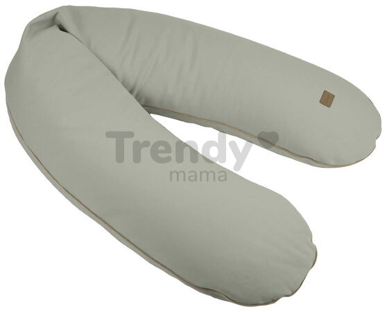 Dojčiaci vankúš Big Flopsy™ French Terry Misty Green Beaba 180 cm zelený