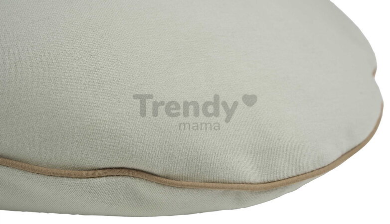 Dojčiaci vankúš Big Flopsy™ French Terry Misty Green Beaba 180 cm zelený