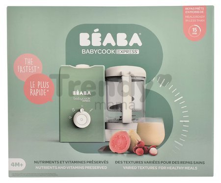 Parný varič a mixér Beaba Babycook® Express Sage Green zelený