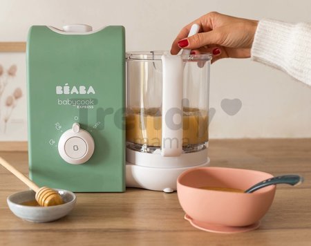 Parný varič a mixér Beaba Babycook® Express Sage Green zelený