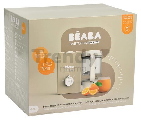 Parný varič a mixér Beaba Babycook® Express Clay Earth hnedý