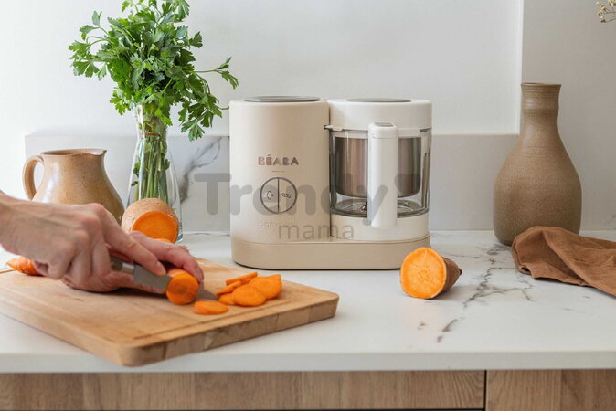 Parný varič a mixér Babycook® Neo Clay Beaba hnedý od 0 mes
