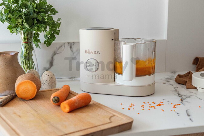 Parný varič a mixér Babycook® Neo Clay Beaba hnedý od 0 mes