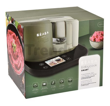 Parný varič a mixér Beaba Babycook Smart® Grey Green zeleno-čierny