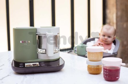 Parný varič a mixér Beaba Babycook Smart® Grey Green zeleno-čierny