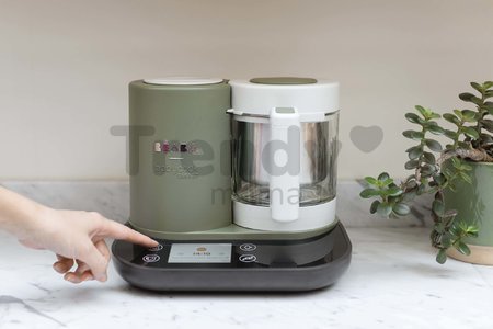 Parný varič a mixér Beaba Babycook Smart® Grey Green zeleno-čierny