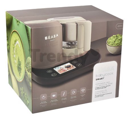 Parný varič a mixér Beaba Babycook Smart® Dove Grey hnedo-čierny