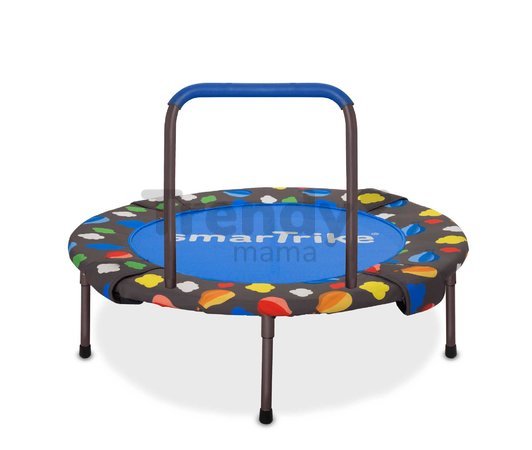 Trampolína Activity Center 3-in-1 smarTrike skladacia okrúhla s obvodom 92 cm s rúčkou bazénom a 100 ks loptičiek od 10 mes