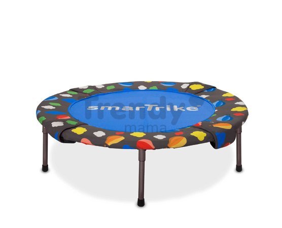 Trampolína Activity Center 3-in-1 smarTrike skladacia okrúhla s obvodom 92 cm s rúčkou bazénom a 100 ks loptičiek od 10 mes