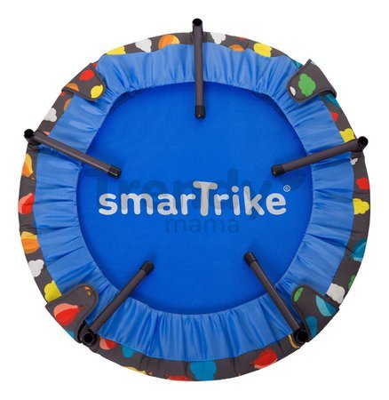 Trampolína Activity Center 3-in-1 smarTrike skladacia okrúhla s obvodom 92 cm s rúčkou bazénom a 100 ks loptičiek od 10 mes