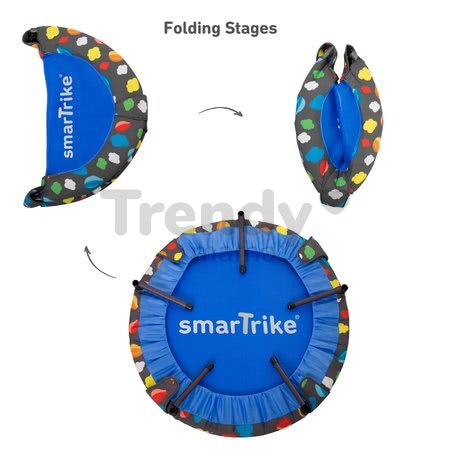 Trampolína Activity Center 2v1 smarTrike skladacia okrúhla s 92 cm obvodom s rúčkou na držanie od 12 mes